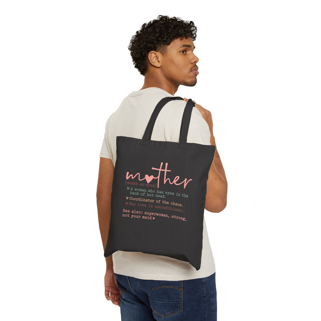 Mother Definition Canvas Tote Bag | Durable Canvas | Everyday Carry-All - Image 6
