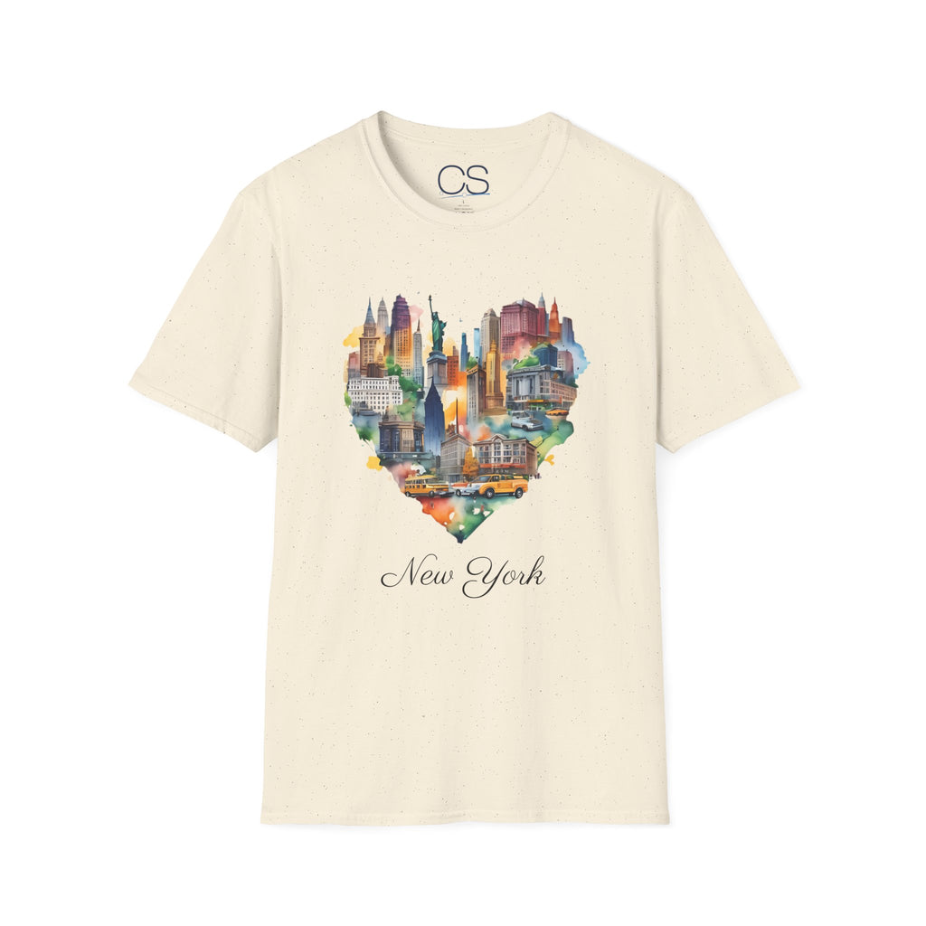 New York Heart Collage T-Shirt | Soft Premium Cotton Tee | Casual Everyday Comfort - Image 9