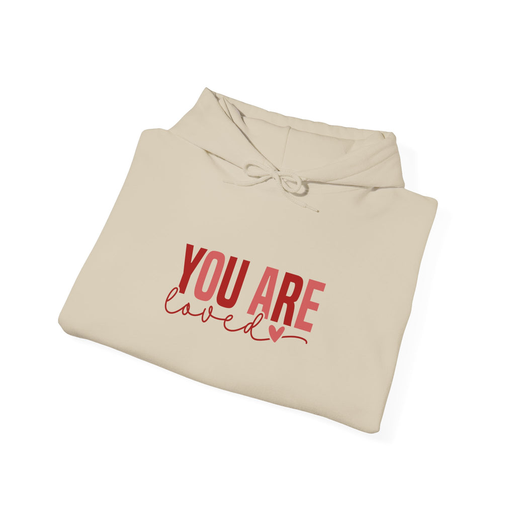 Personalized You Are Loved Hooded Sweatshirt | Cozy Fleece Lined | Perfect for Cold Days - Image 26