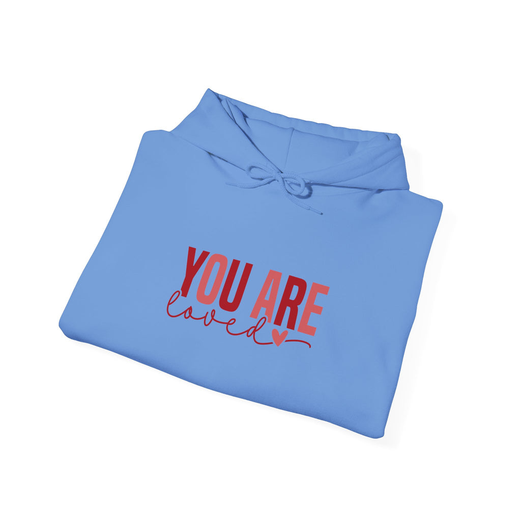 Personalized You Are Loved Hooded Sweatshirt | Cozy Fleece Lined | Perfect for Cold Days - Image 22