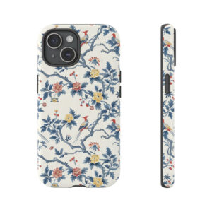 Elegant Chinoiserie-Patterned Protective Phone Case | Shock-Absorb Protection | Sleek Modern Style