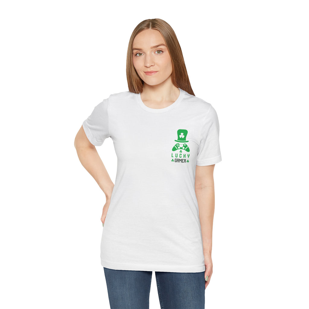 Gamerchaun St. Patrick's Day Gaming T-Shirt | Soft Premium Cotton Tee | Casual Everyday Comfort - Image 7