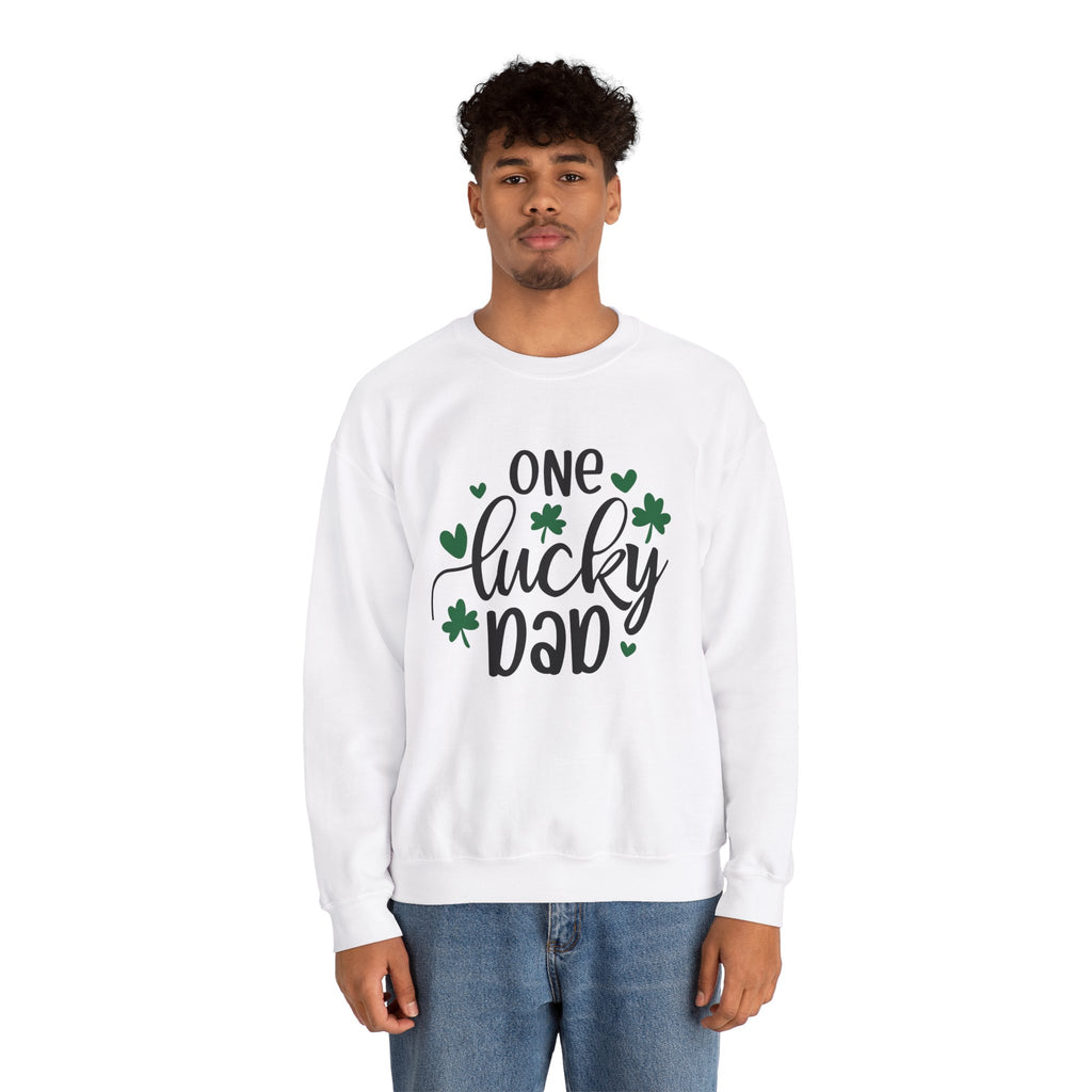 One Lucky Dad St. Patrick's Day Sweatshirt - With Bundle | Comfortable Cotton Blend | Everyday Casual - Image 14