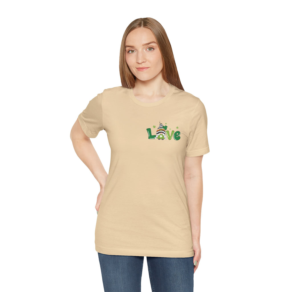 St. Patrick's Love GNOME Unisex Jersey Short Sleeve Tee | Soft Premium Cotton Tee | Casual Everyday Comfort - Image 25