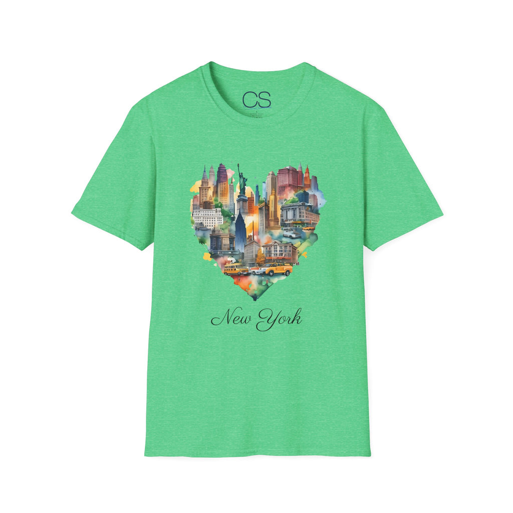 New York Heart Collage T-Shirt | Soft Premium Cotton Tee | Casual Everyday Comfort - Image 14