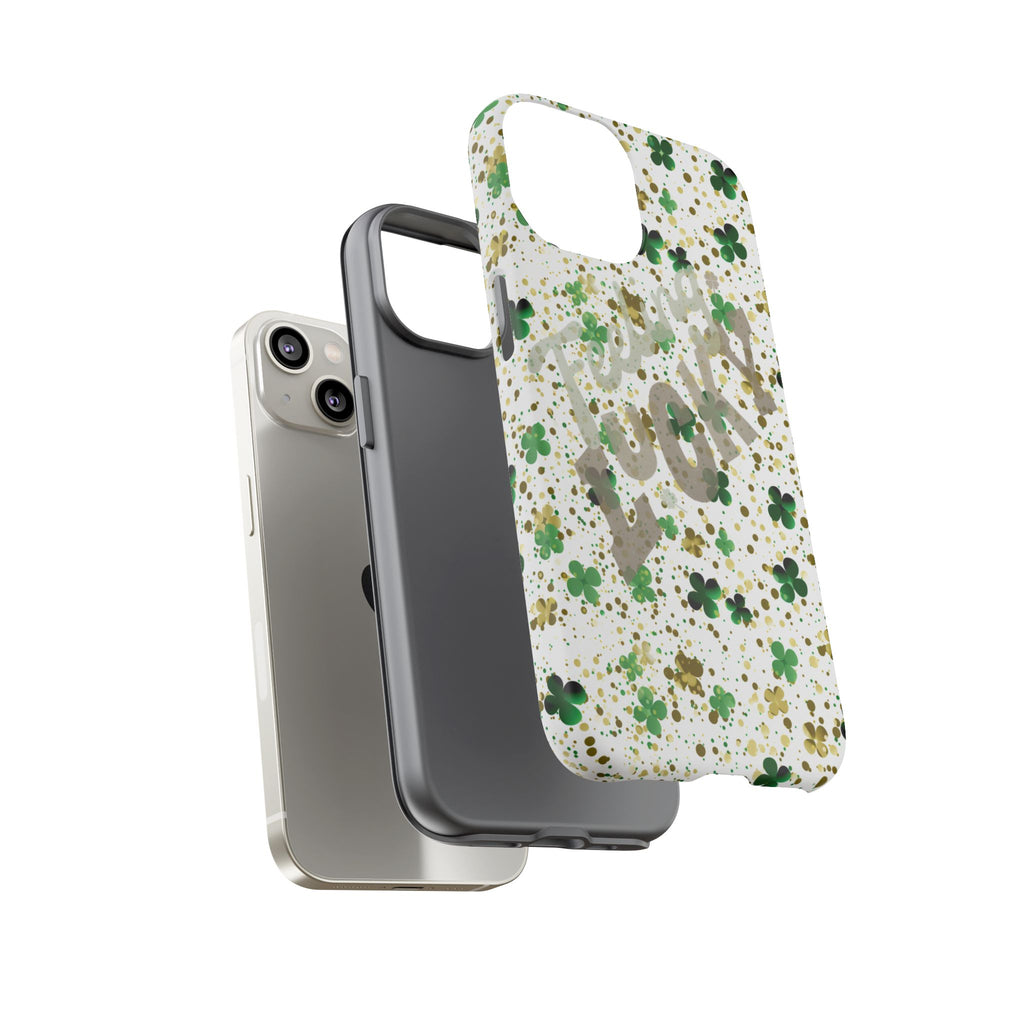 Feeling Lucky St. Patrick’s Day Phone Case – Durable & Stylish | Shock-Absorb Protection | Sleek Modern Style - Image 3