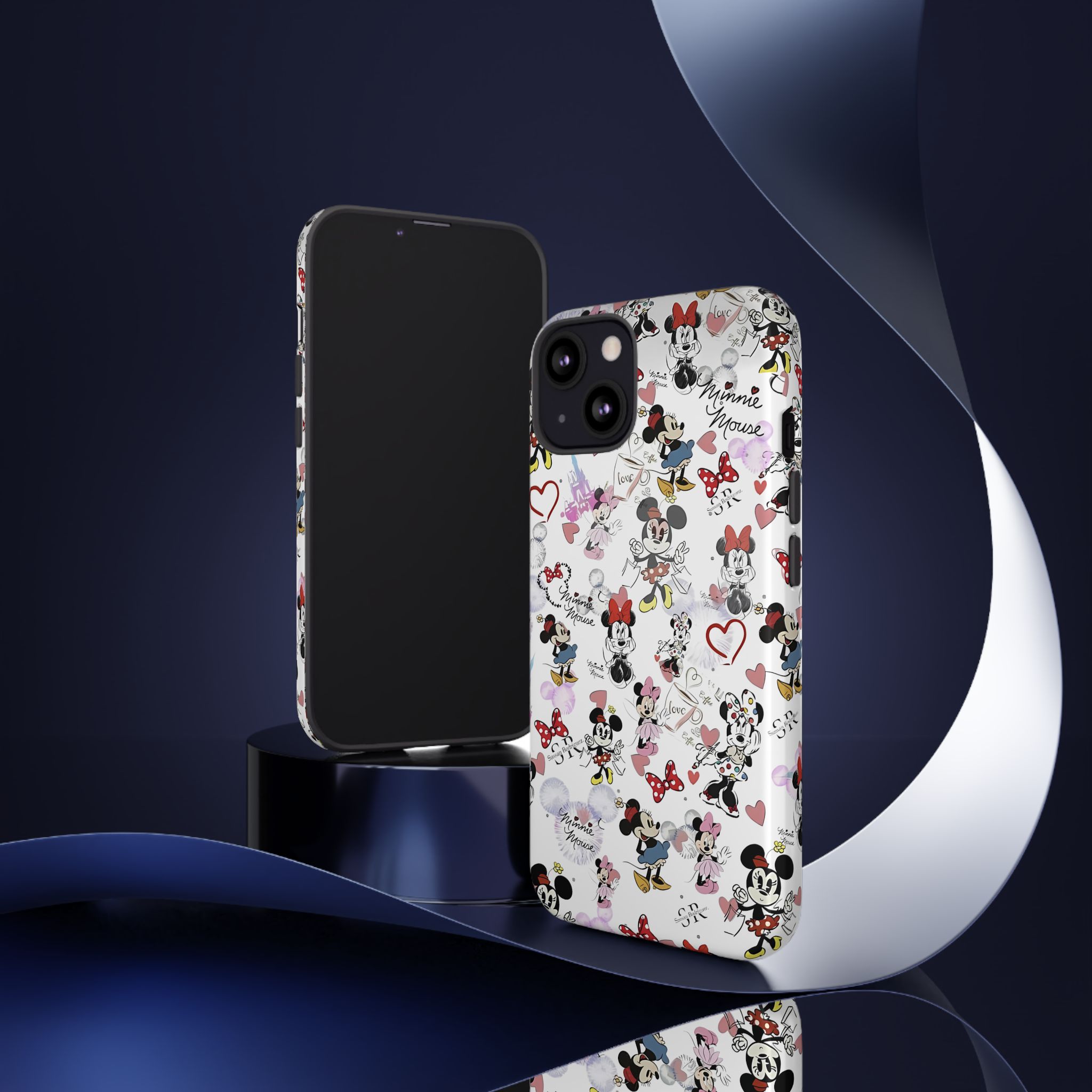 Vintage Minnie Mouse Durable Phone Case - Image 2