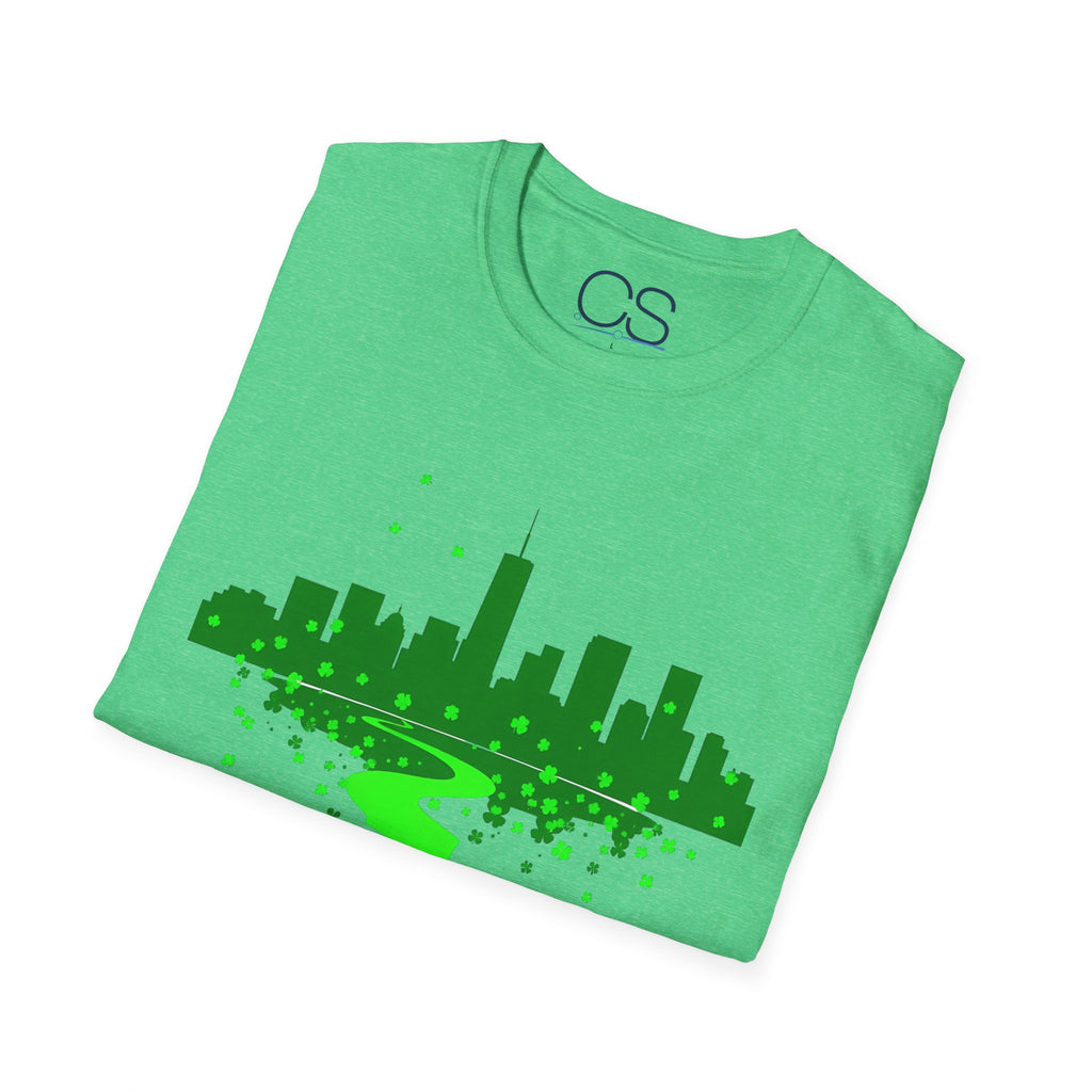 Chicago St. Patrick's Day Unisex Softstyle T-Shirt | Soft Premium Cotton Tee | Casual Everyday Comfort - Image 30