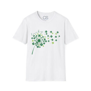 Luck of the Irish Dandelion Unisex Softstyle T-Shirt | Soft Premium Cotton Tee | Casual Everyday Comfort