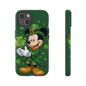 Disney Mickey Shamrock Durable Phone Case | Shock-Absorb Protection | Sleek Modern Style