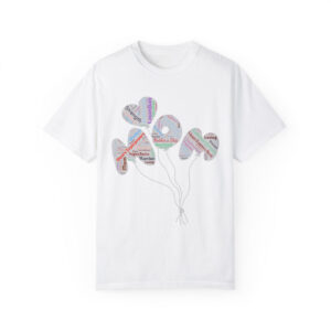 Product Title "Mother's Day Heart Balloons T-Shirt | Soft Premium Cotton Tee | Casual Everyday Comfort