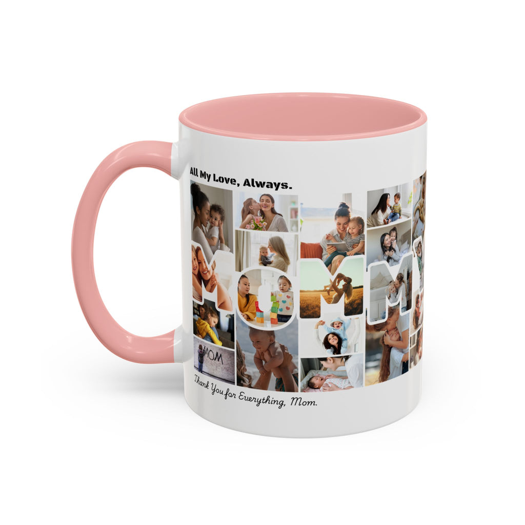 Personalized Mother's Day 'MOMMY' Text Photo Collage Mug | Premium Ceramic Cup | Perfect Gift for Coffee Lovers - Image 4
