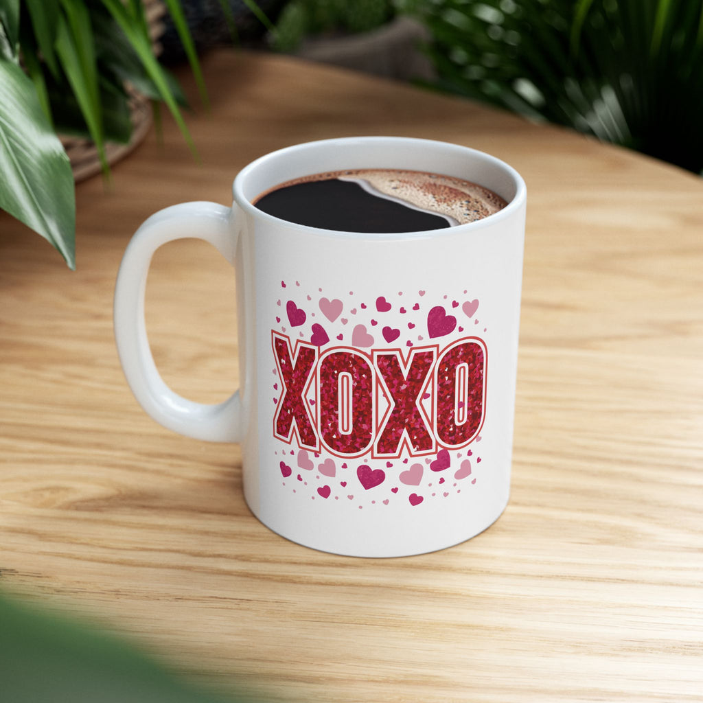Personalized XOXO Valentine's Day Mug | Premium Ceramic Cup | Perfect Gift for Coffee Lovers - Image 3