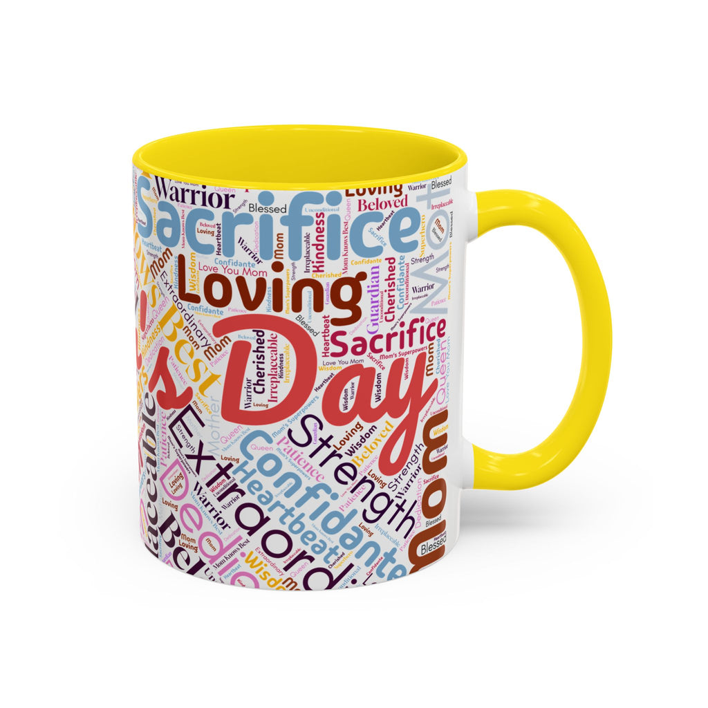 Colorful Mother's Day Word Art Mug | Premium Ceramic Cup | Perfect Gift for Coffee Lovers - Image 9