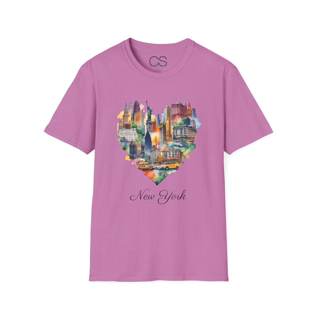 New York Heart Collage T-Shirt | Soft Premium Cotton Tee | Casual Everyday Comfort - Image 16