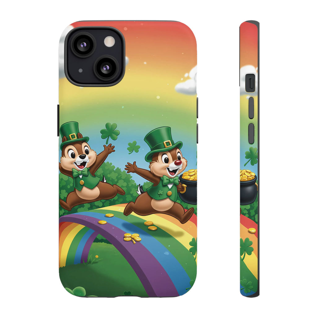 Disney Chip 'n Dale St. Patrick's Day Durable Phone Case | Shock-Absorb Protection | Sleek Modern Style - Image 29
