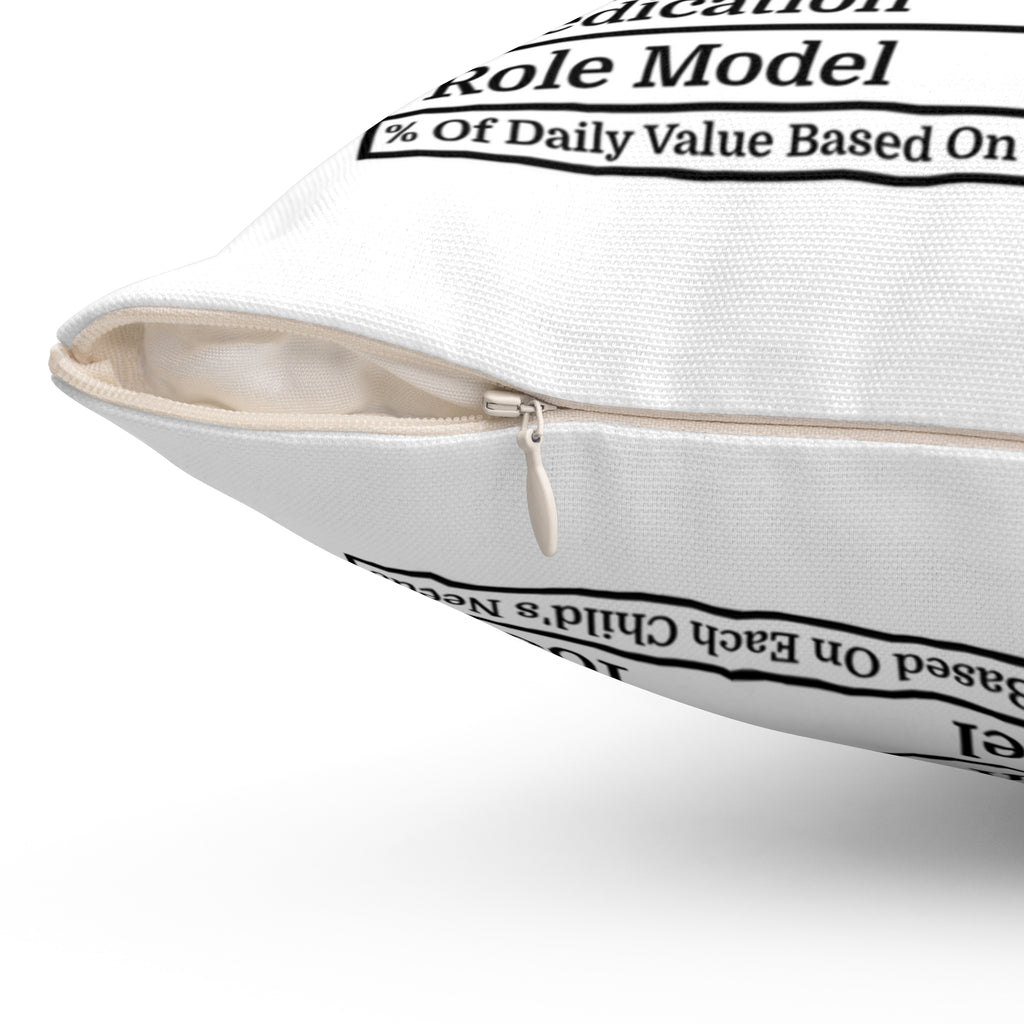 Mom Nutrition Facts Decorative Pillow | Soft Durable Fabric | Home Decor Essential - Image 6