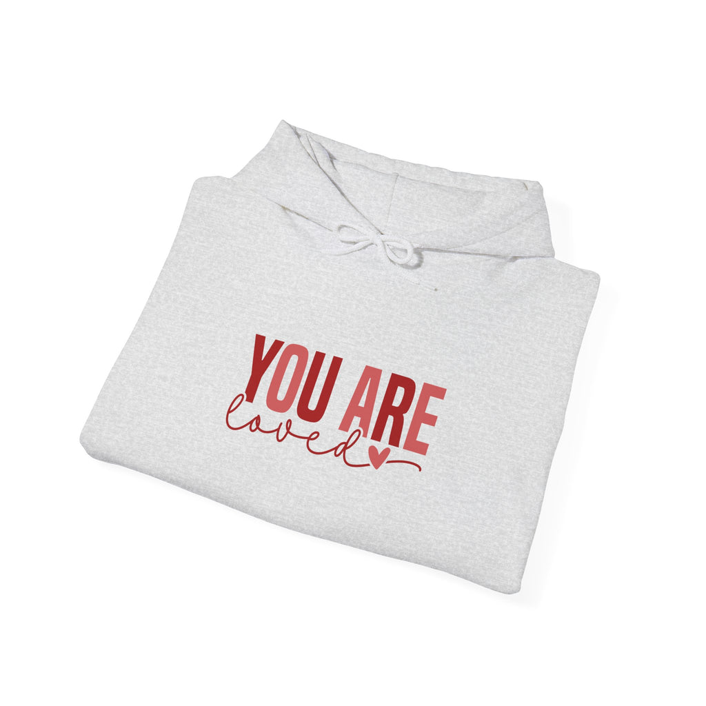 Personalized You Are Loved Hooded Sweatshirt | Cozy Fleece Lined | Perfect for Cold Days - Image 19