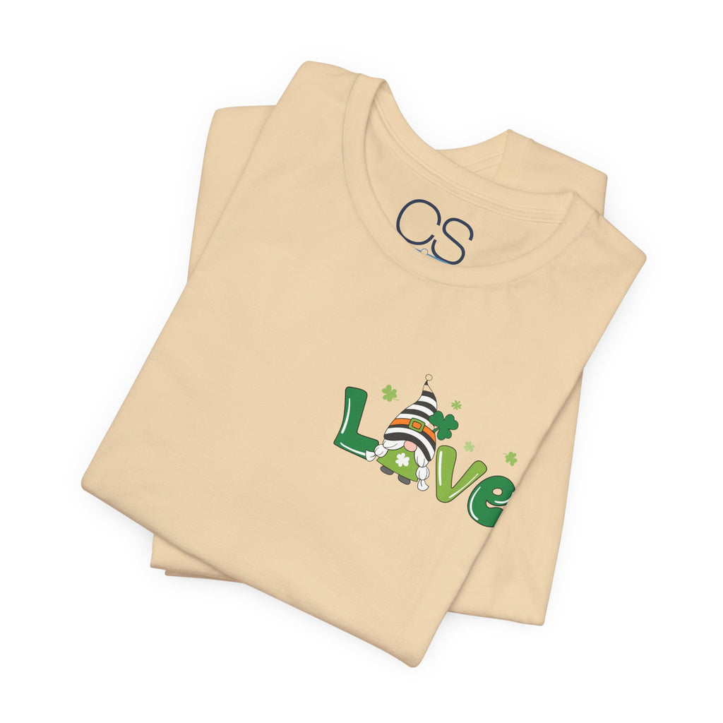 St. Patrick's Love GNOME Unisex Jersey Short Sleeve Tee | Soft Premium Cotton Tee | Casual Everyday Comfort - Image 23