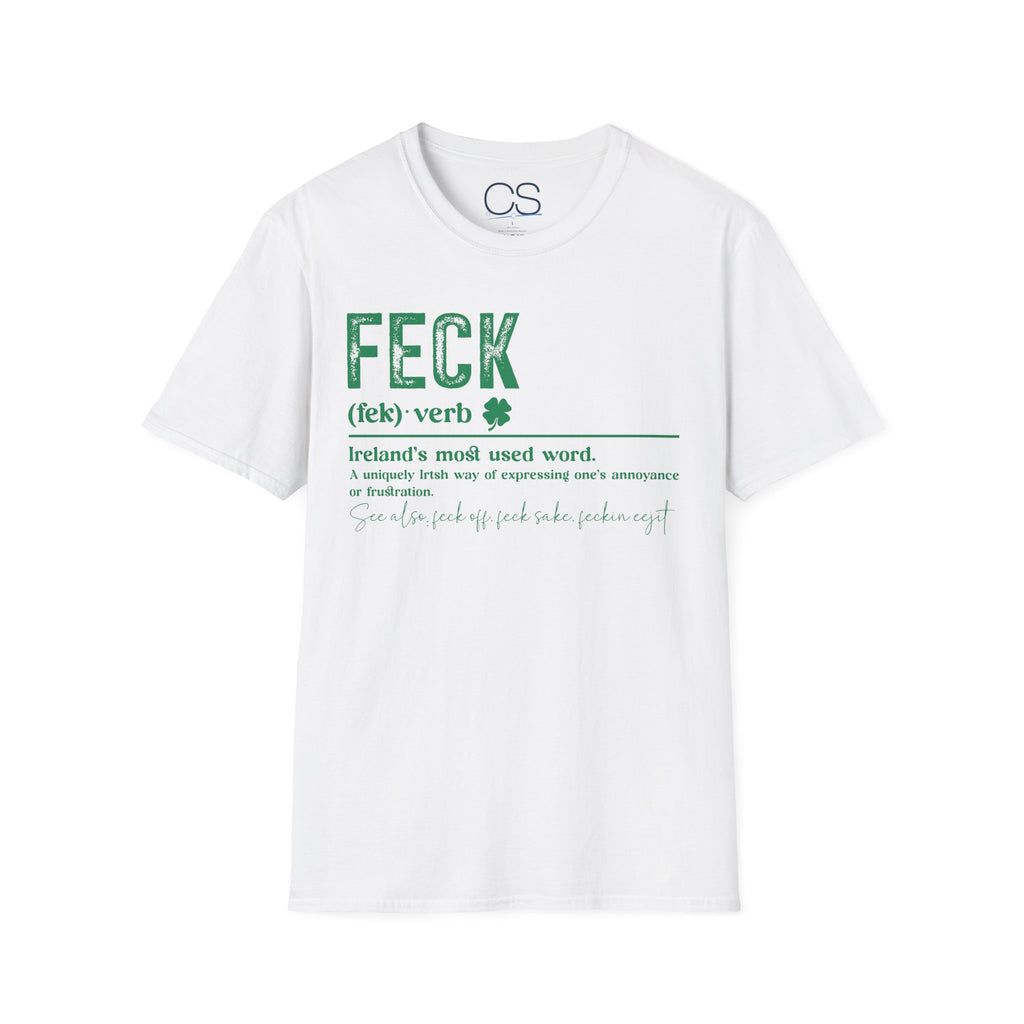 Luck of the Irish Shamrock Unisex Softstyle T-Shirt | Soft Premium Cotton Tee | Casual Everyday Comfort