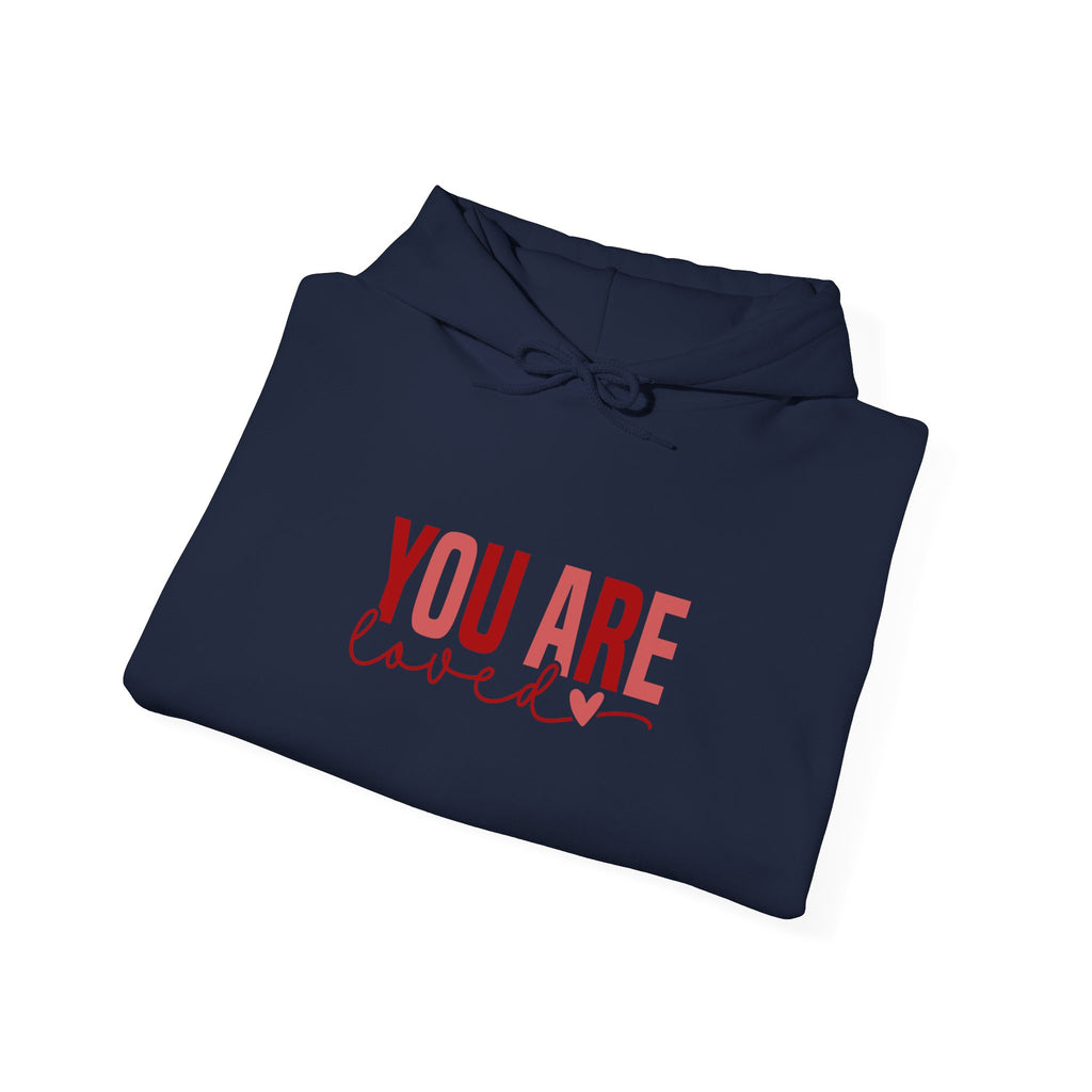 Personalized You Are Loved Hooded Sweatshirt | Cozy Fleece Lined | Perfect for Cold Days - Image 30