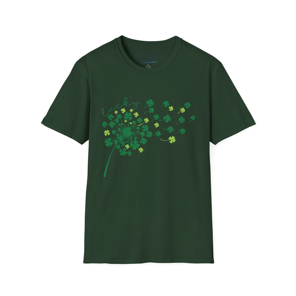 Luck of the Irish Dandelion Unisex Softstyle T-Shirt | Soft Premium Cotton Tee | Casual Everyday Comfort - Image 13