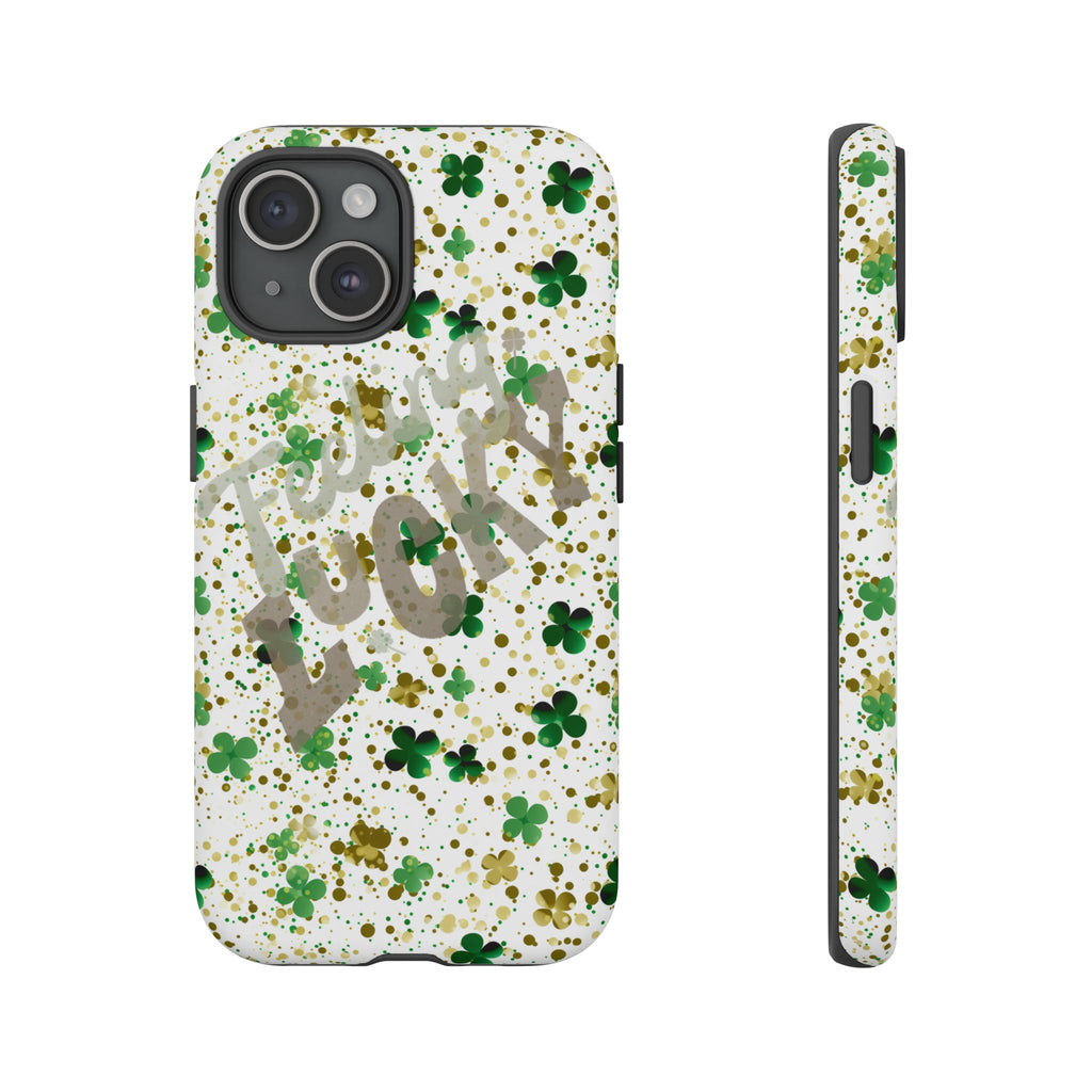 Feeling Lucky St. Patrick’s Day Phone Case – Durable & Stylish | Shock-Absorb Protection | Sleek Modern Style - Image 5