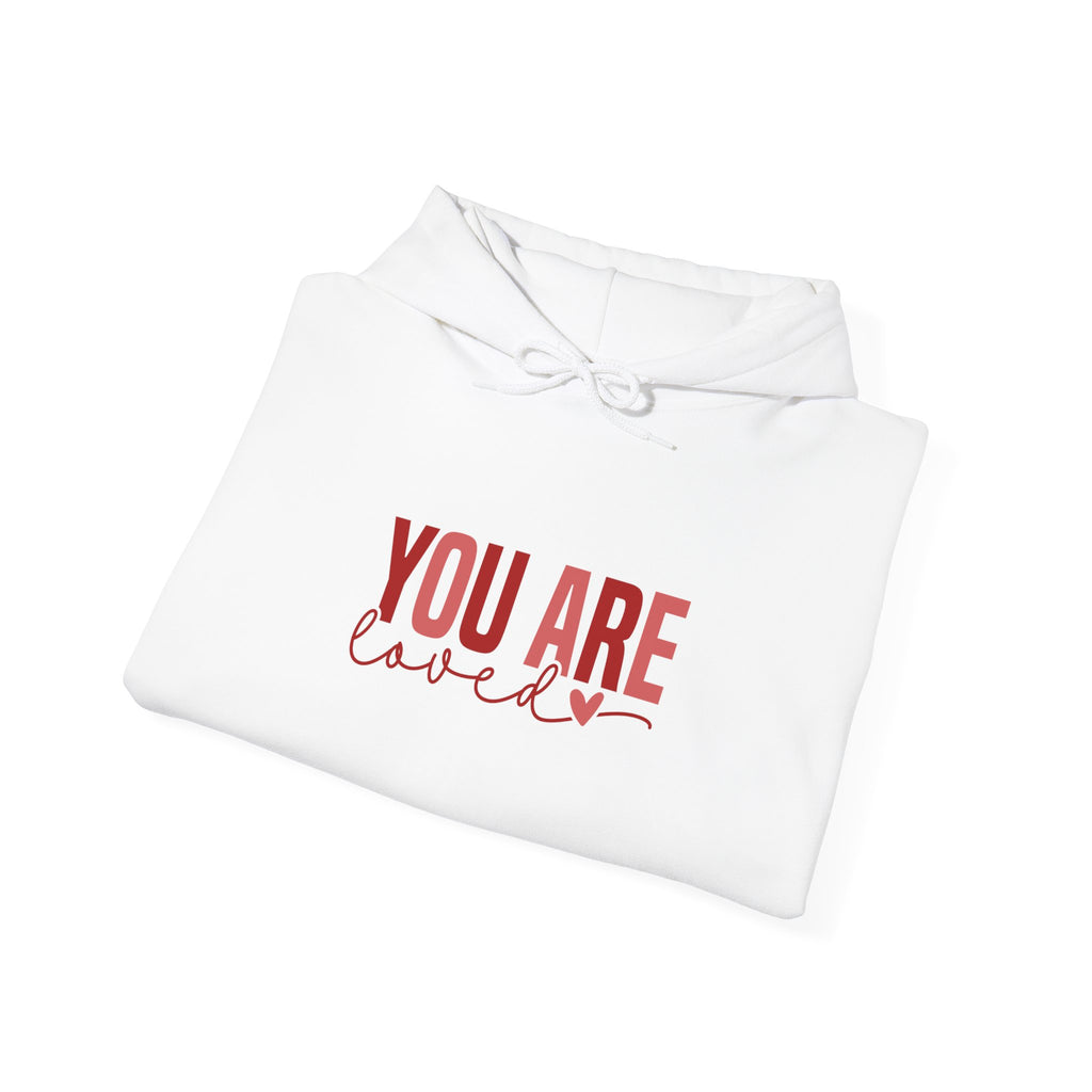 Personalized You Are Loved Hooded Sweatshirt | Cozy Fleece Lined | Perfect for Cold Days - Image 15