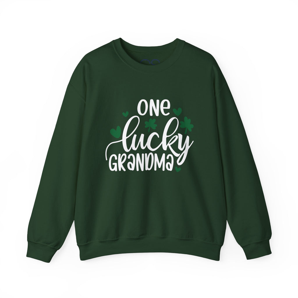 Personalized One Lucky Grandma St. Patrick's Day Sweatshirt - With Bundle | Comfortable Cotton Blend | Everyday Casual - Image 6