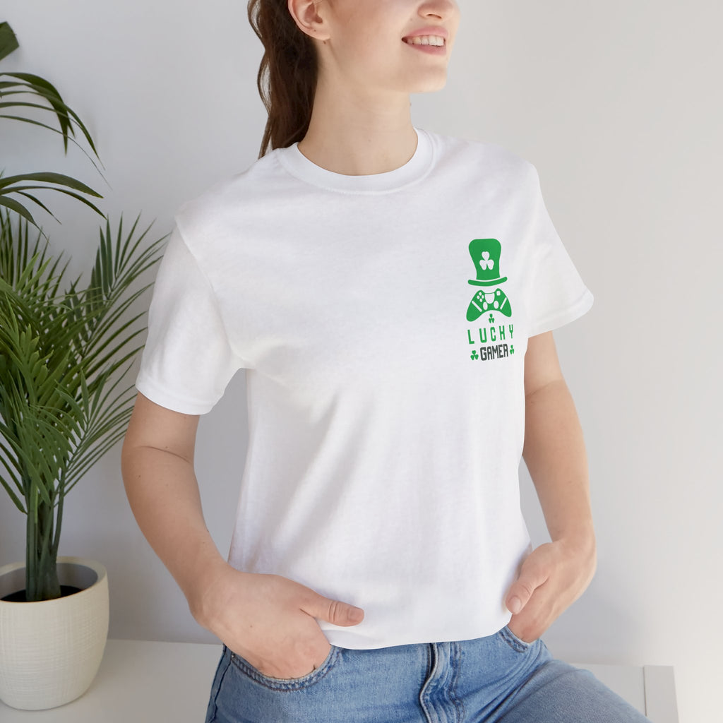 Gamerchaun St. Patrick's Day Gaming T-Shirt | Soft Premium Cotton Tee | Casual Everyday Comfort - Image 8