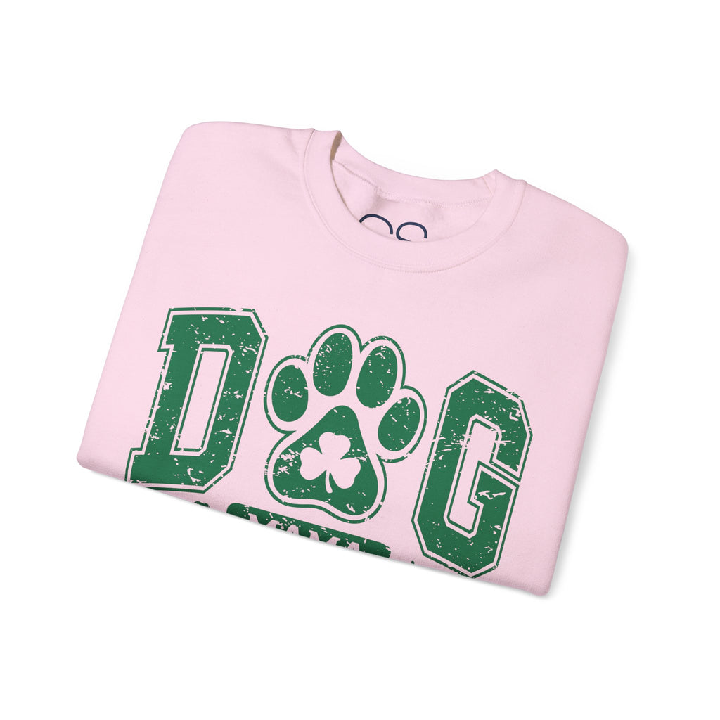 Lucky Dog Mama St. Paddy's Day Sweatshirt - Green Paw Print Sweater | Comfortable Cotton Blend | Everyday Casual - Image 18