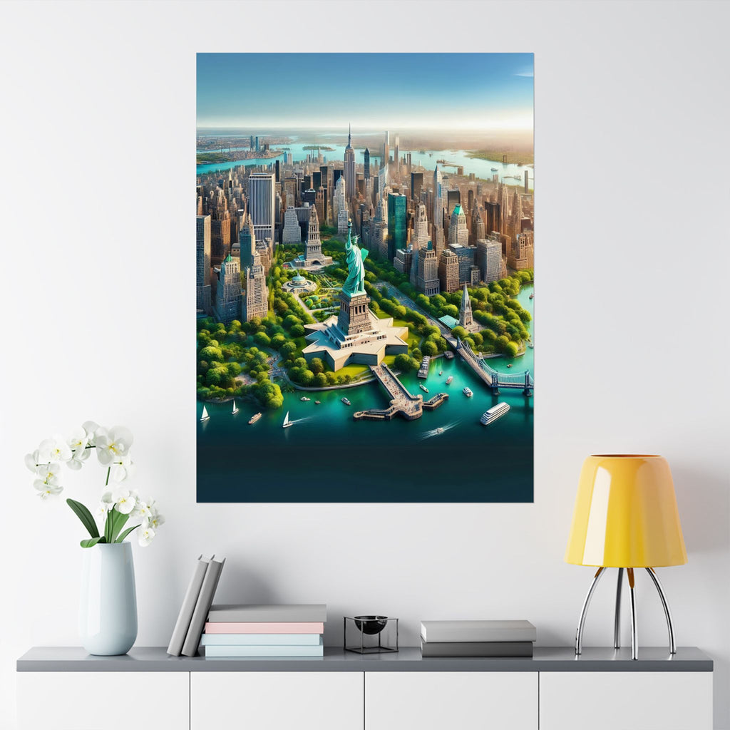 New York City Aerial View Poster | High-Quality Matte Print | Wall Art Masterpiece - Image 9