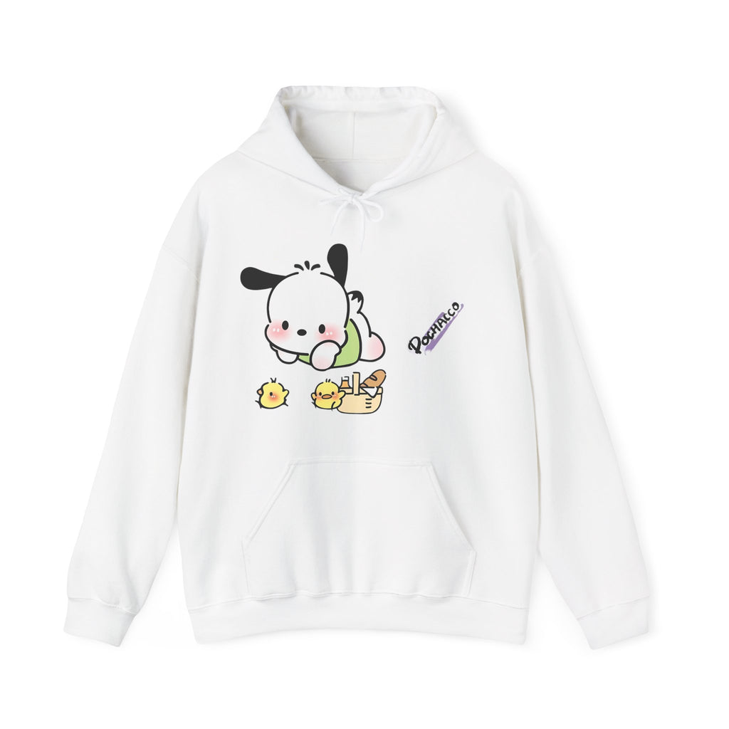 Unisex Heavy Blend Pochacco Hooded Sweatshirt – Adorable & Cozy Design for Fans | Cozy Fleece Lined | Perfect for Cold Days - Image 8