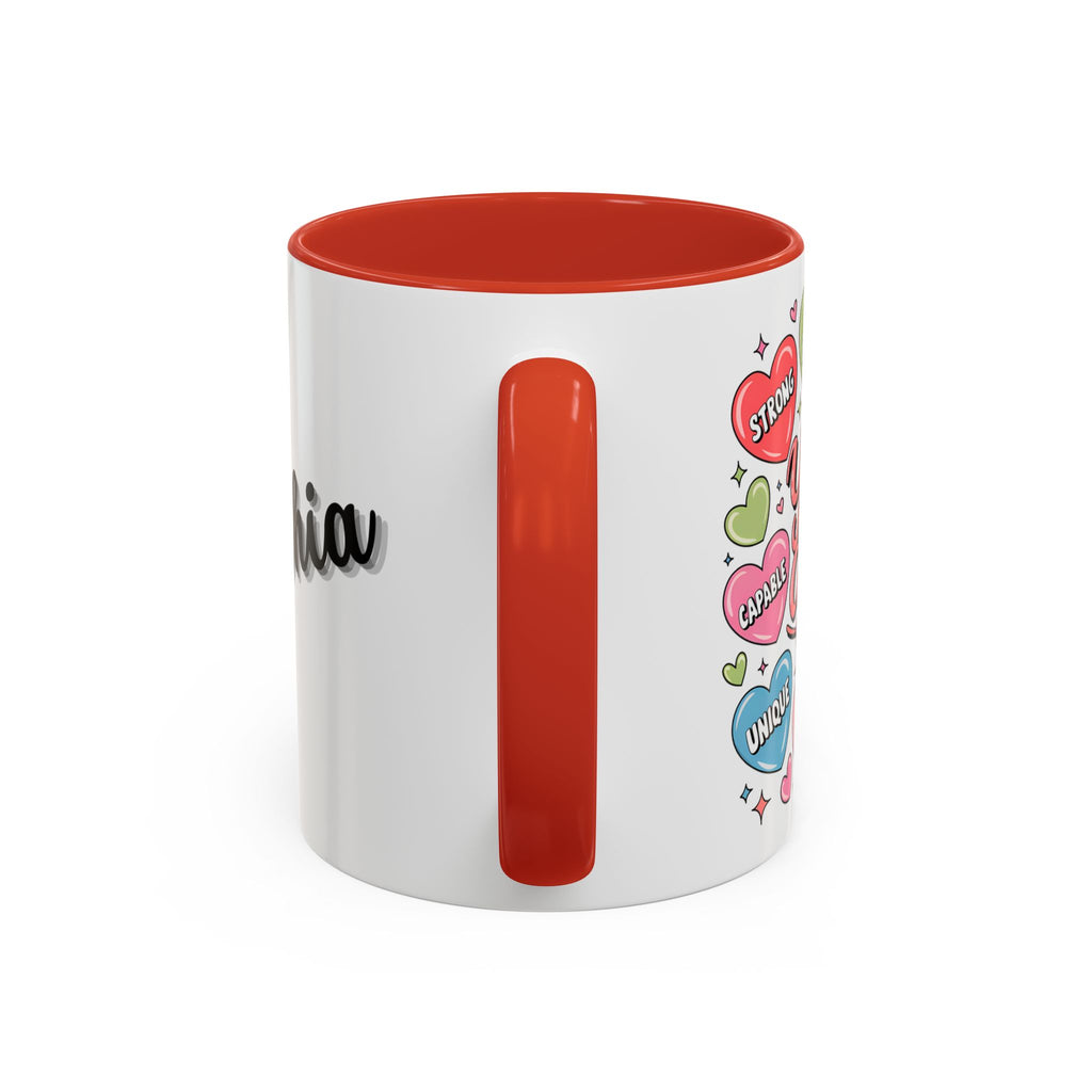 Custom "You Are Loved" Valentine's Day Color Mug with Personalized Name | Premium Ceramic Cup | Perfect Gift for Coffee Lovers - Image 17
