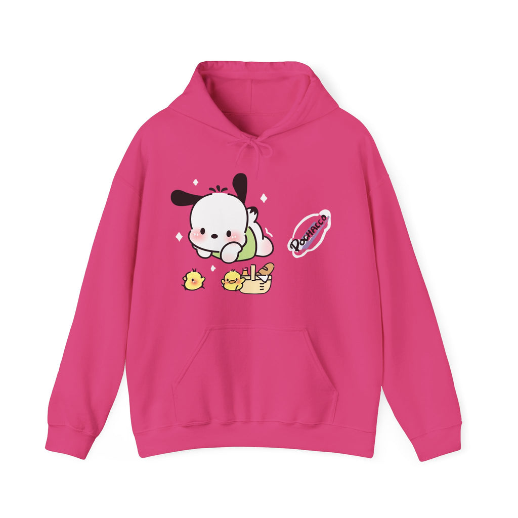Unisex Heavy Blend Pochacco Hooded Sweatshirt – Adorable & Cozy Design for Fans | Cozy Fleece Lined | Perfect for Cold Days - Image 10