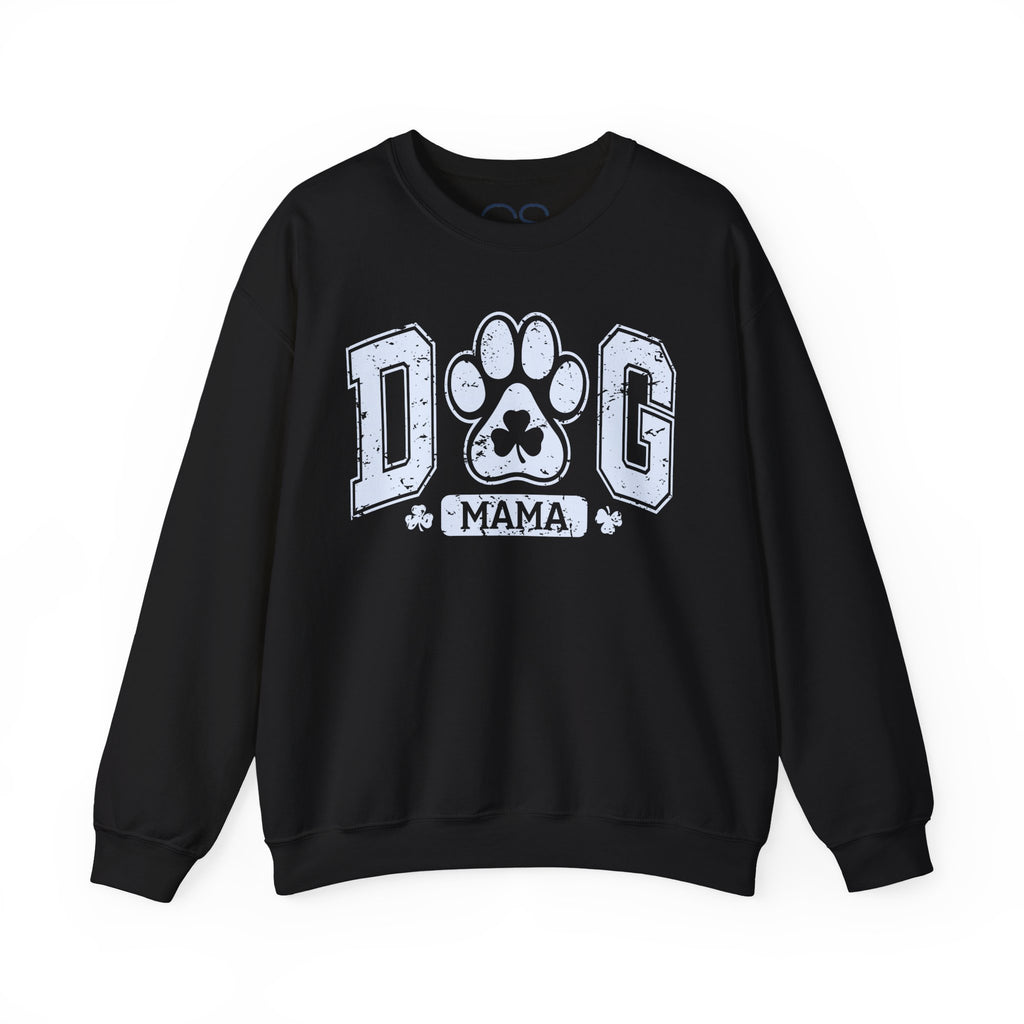 Lucky Dog Mama St. Paddy's Day Sweatshirt - Green Paw Print Sweater | Comfortable Cotton Blend | Everyday Casual - Image 10