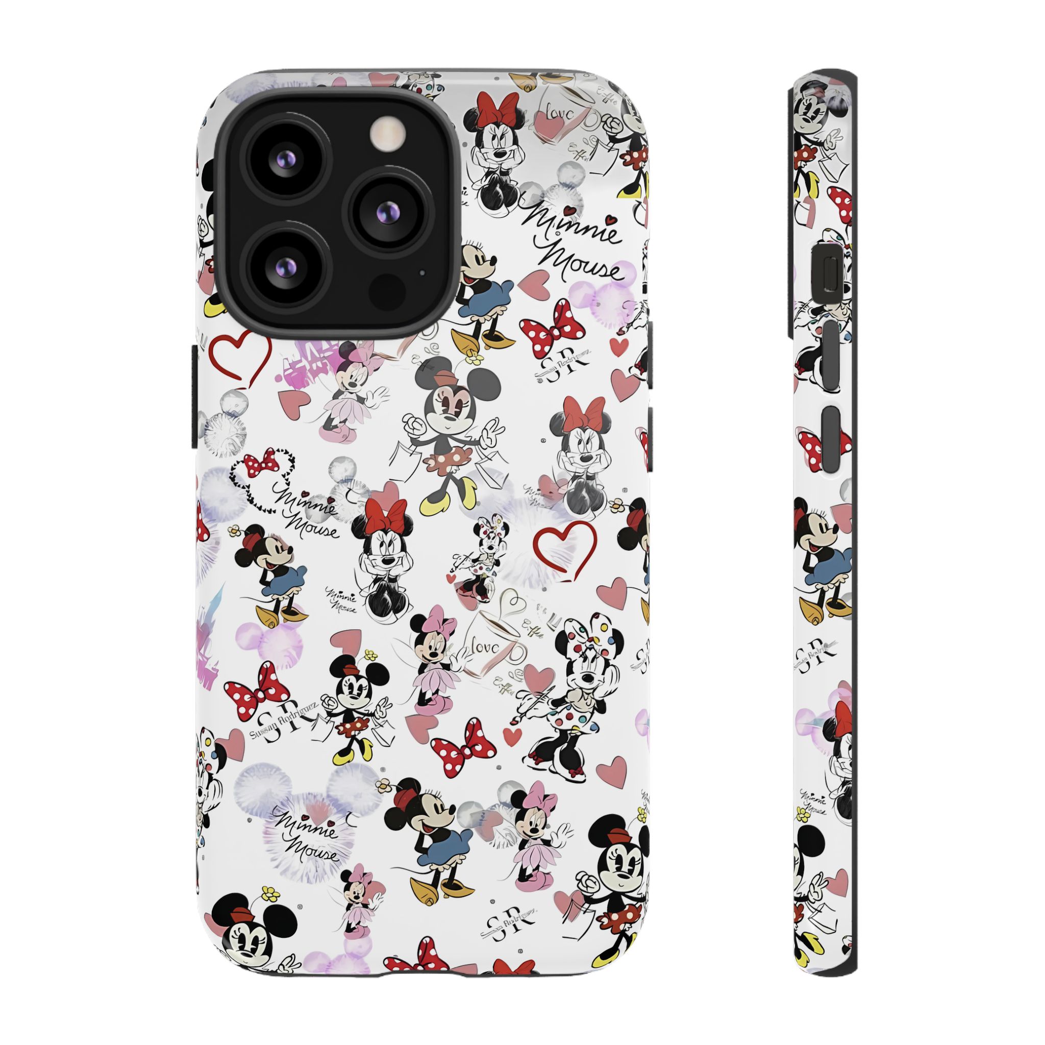 Vintage Minnie Mouse Durable Phone Case - Image 9