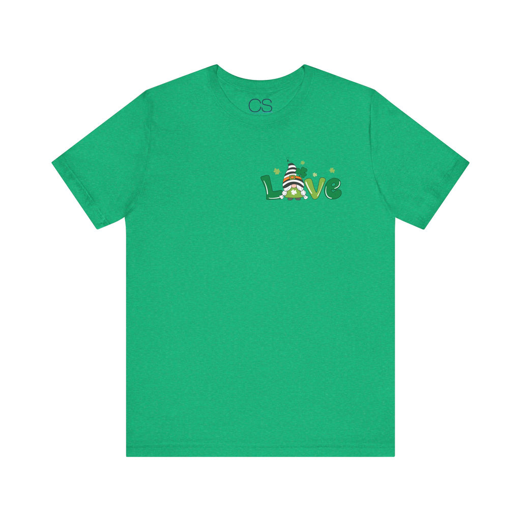 St. Patrick's Love GNOME Unisex Jersey Short Sleeve Tee | Soft Premium Cotton Tee | Casual Everyday Comfort - Image 18