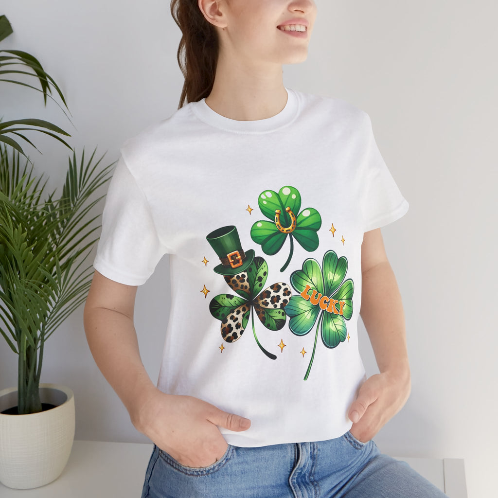 Shamrock Garden T-Shirt | Soft Premium Cotton Tee | Casual Everyday Comfort - Image 2