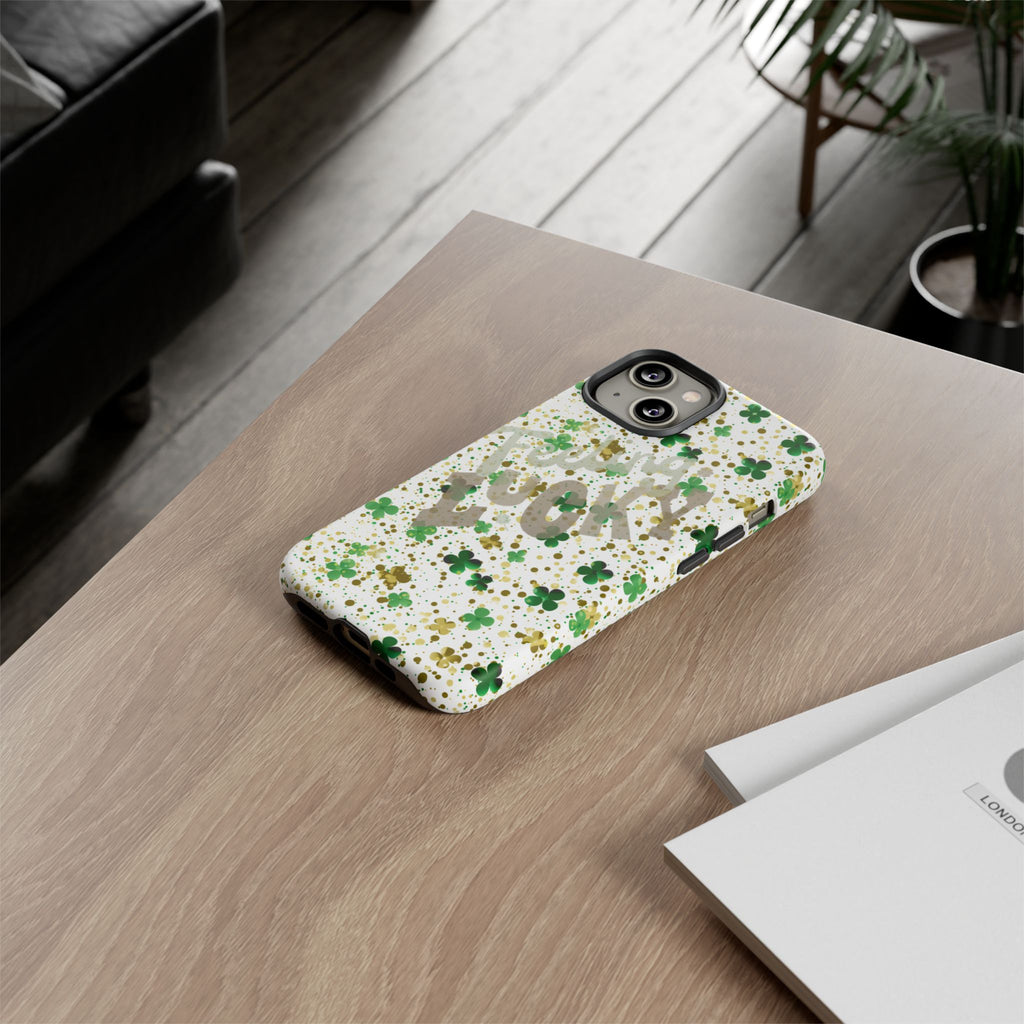 Feeling Lucky St. Patrick’s Day Phone Case – Durable & Stylish | Shock-Absorb Protection | Sleek Modern Style - Image 6