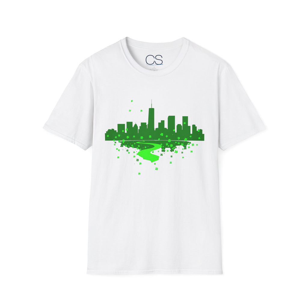 Chicago St. Patrick's Day Unisex Softstyle T-Shirt | Soft Premium Cotton Tee | Casual Everyday Comfort