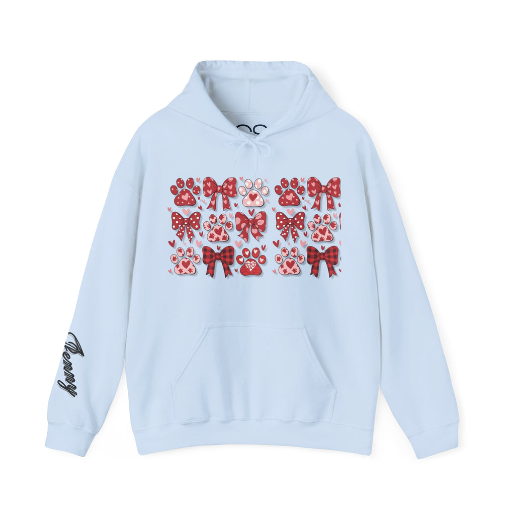 Personalized Valentine Coquette Hooded Sweatshirt | Cozy Fleece Lined | Perfect for Cold Days - Image 6