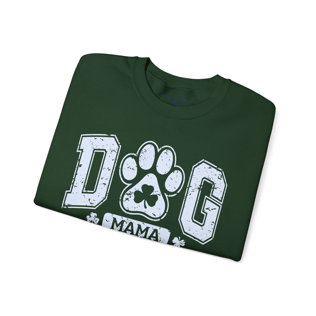 Lucky Dog Mama St. Paddy's Day Sweatshirt - Green Paw Print Sweater | Comfortable Cotton Blend | Everyday Casual - Image 21