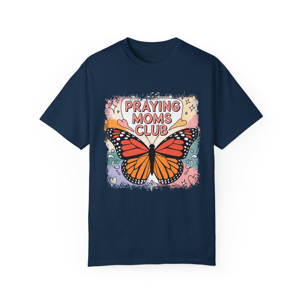 Praying Moms Club Butterfly T-Shirt | Soft Premium Cotton Tee | Casual Everyday Comfort - Image 11