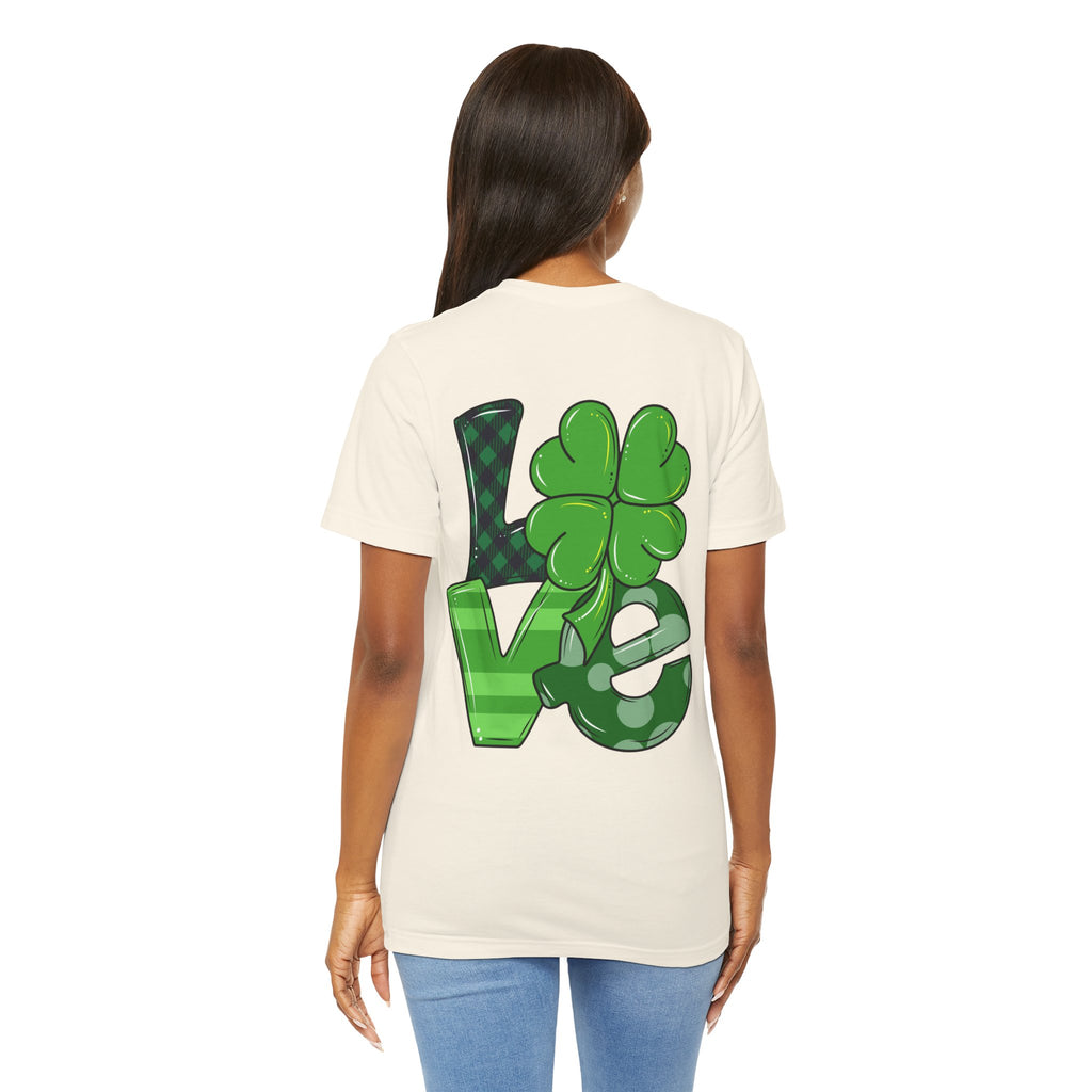 St. Patrick's Love GNOME Unisex Jersey Short Sleeve Tee | Soft Premium Cotton Tee | Casual Everyday Comfort - Image 2