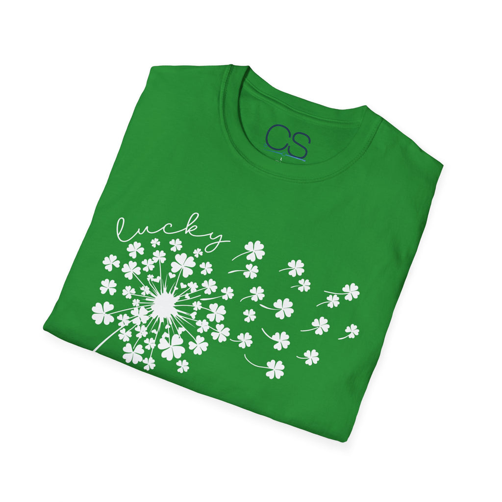 Luck of the Irish Dandelion Unisex Softstyle T-Shirt | Soft Premium Cotton Tee | Casual Everyday Comfort - Image 29