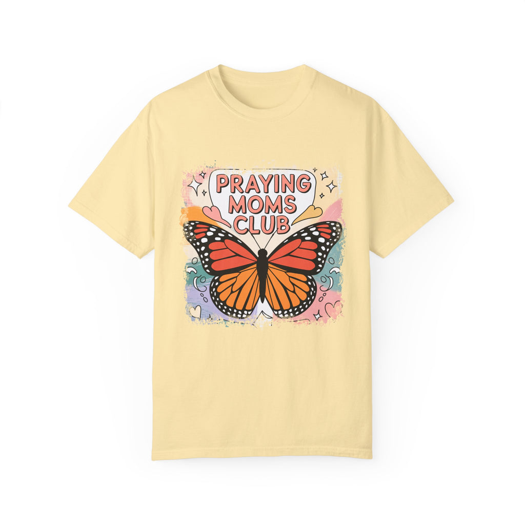 Praying Moms Club Butterfly T-Shirt | Soft Premium Cotton Tee | Casual Everyday Comfort - Image 6