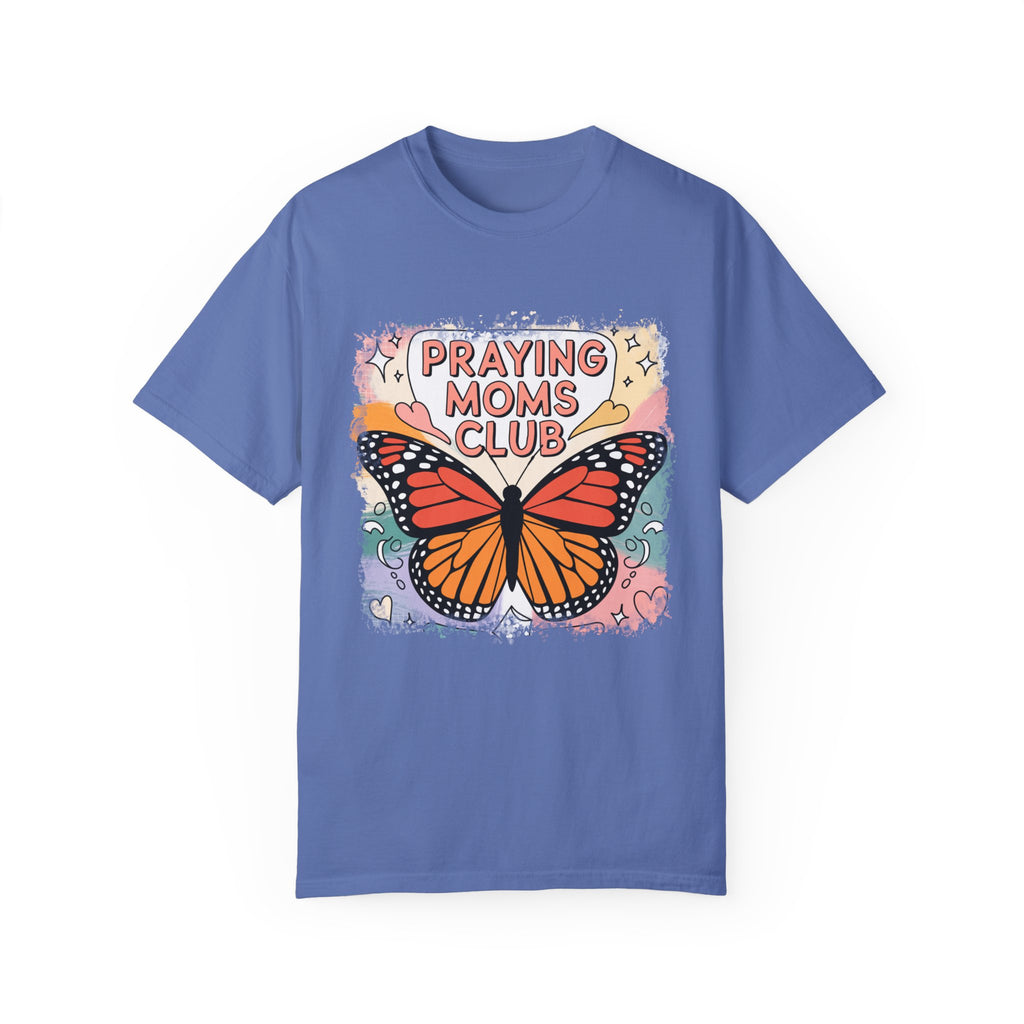Praying Moms Club Butterfly T-Shirt | Soft Premium Cotton Tee | Casual Everyday Comfort - Image 17