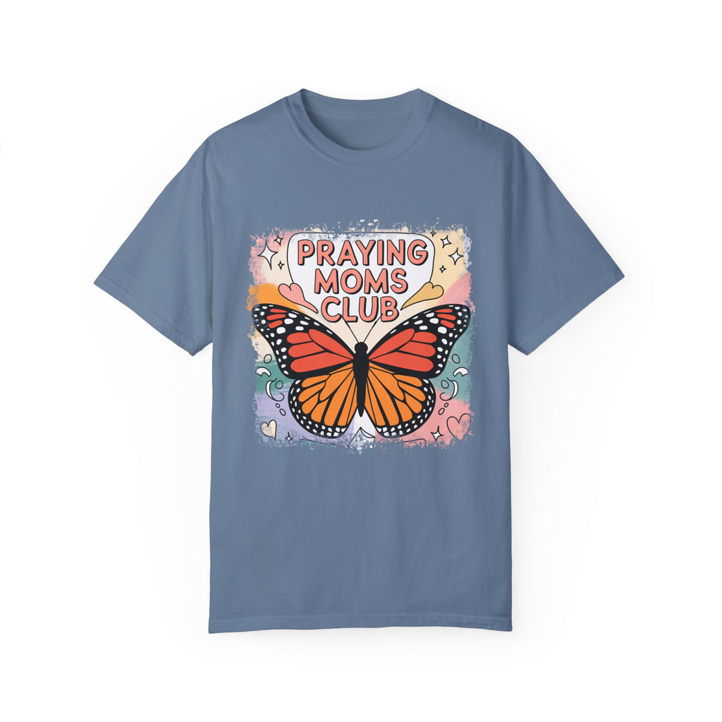 Praying Moms Club Butterfly T-Shirt | Soft Premium Cotton Tee | Casual Everyday Comfort - Image 13