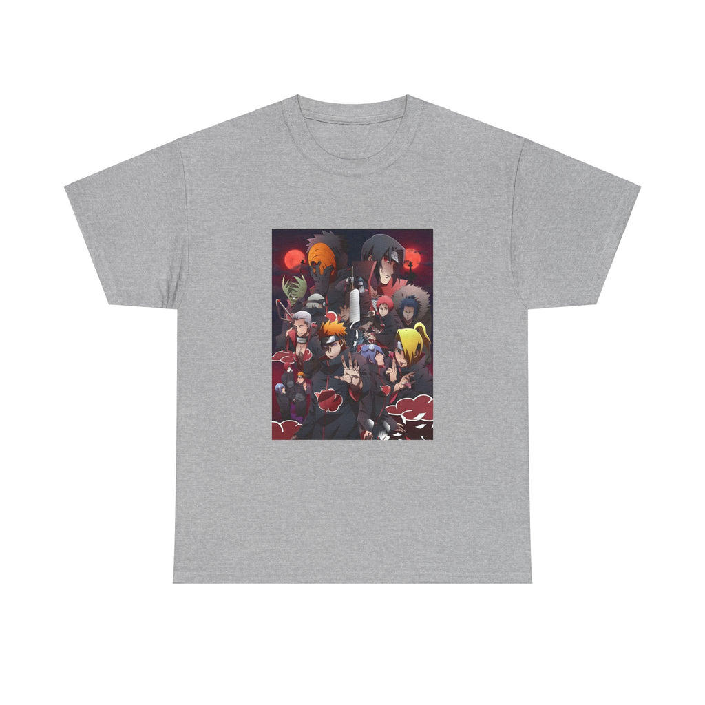 Unisex Heavy Cotton Naruto Akatsuki Anime Front and Back Printed Tee | Soft Premium Cotton Tee | Casual Everyday Comfort - Image 5